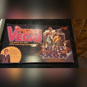 Vintage 1980 PIGSKIN VEGAS BOARD GAME JOKARI 1980 Jimmy The Greek Board game